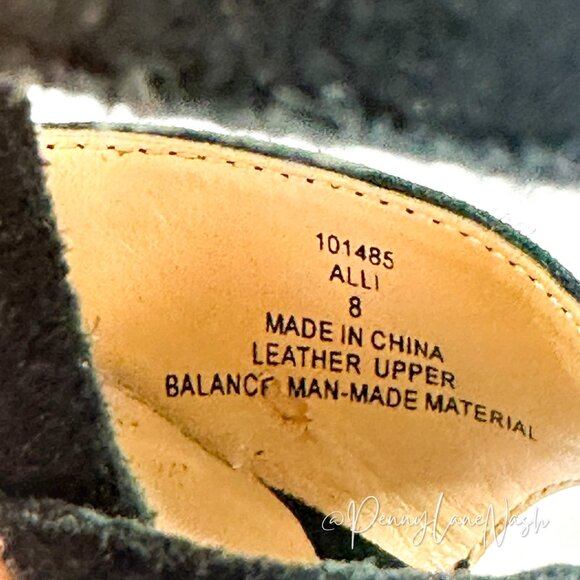 Michael Alli Lace Up Suede Cork Wedge Sandal - Picture 9 of 10